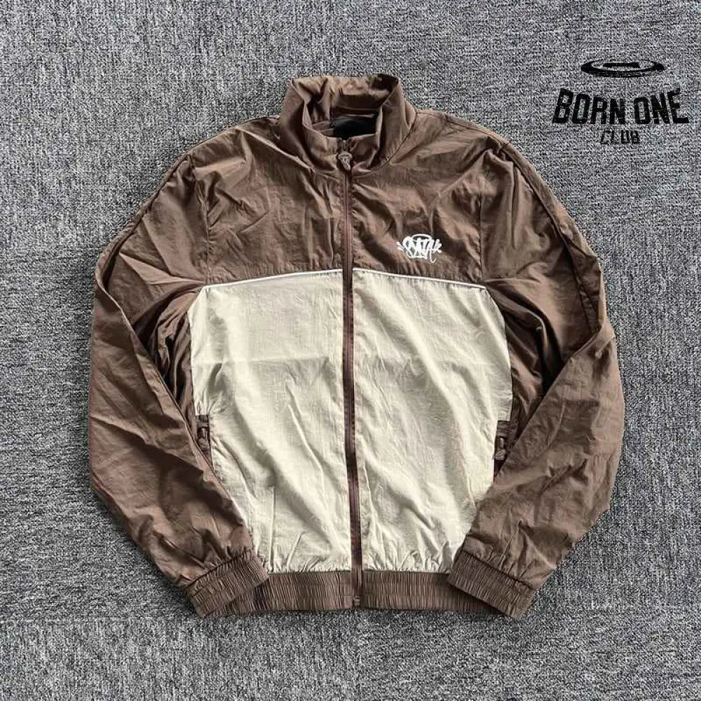 Conjunto Synaworld 'Syna Logo' Shell Marrom/Bege