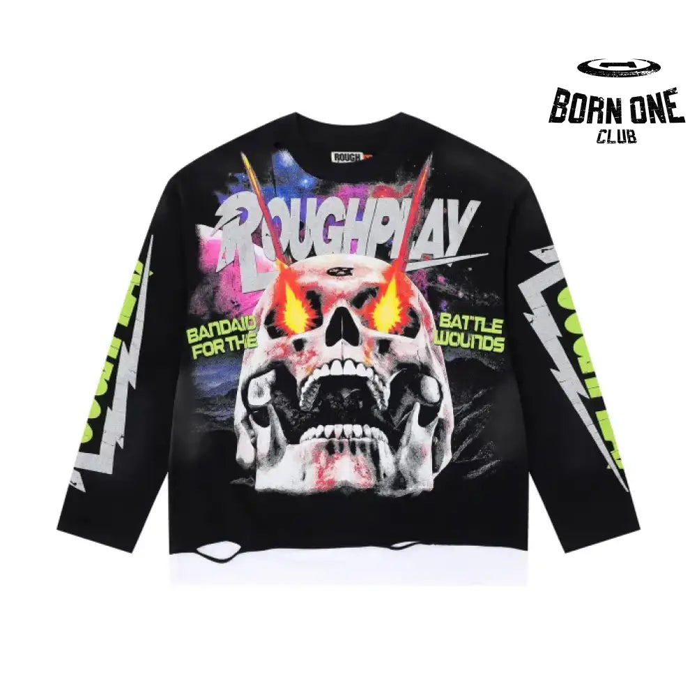 Rough Play Camiseta Manga Longa