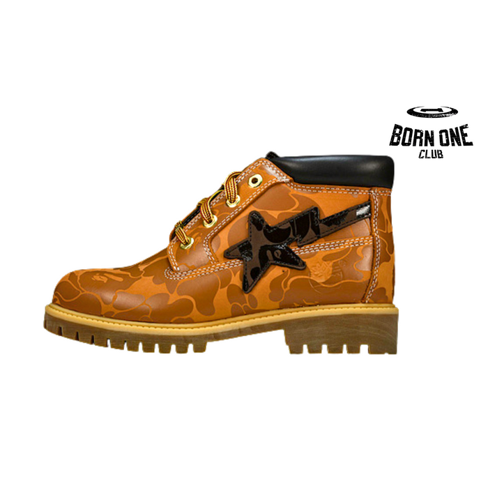 Bota Timberland Yellow Boot Bape Collab