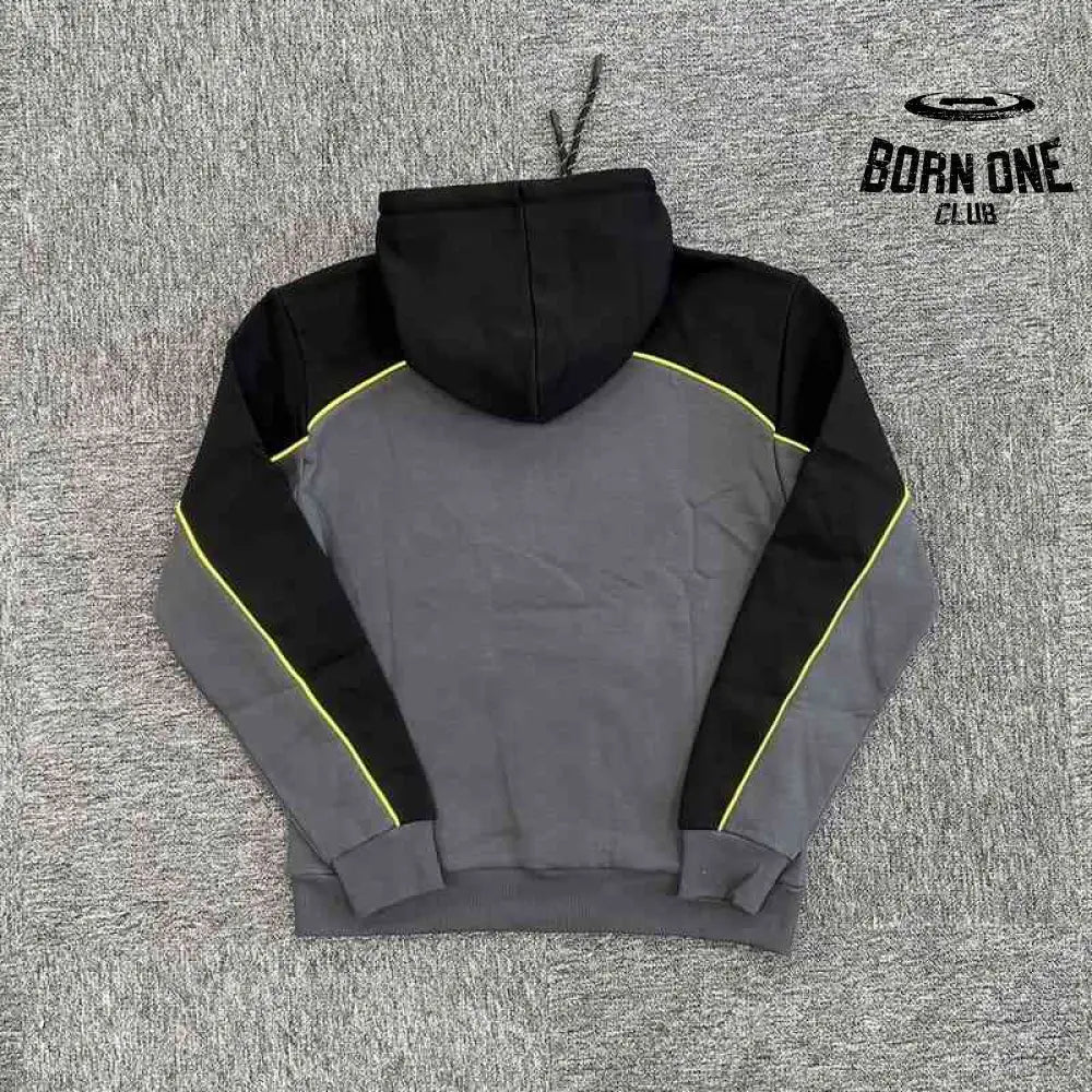 Conjunto Synaworld Pipe Hoodie & Shorts Cinza