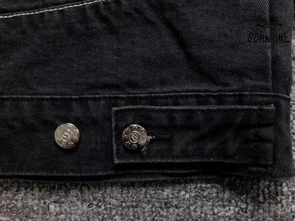 Conjunto Corteiz C-Star Denim Jeans Preto