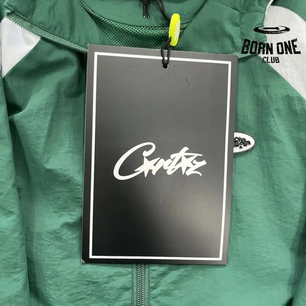 Jaqueta Corta Vento Corteiz Verde Branco