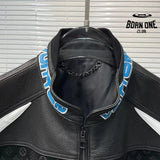 Jaqueta Couro Louis Vuitton Leather Mix Biker