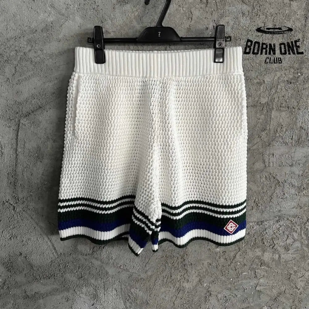 Conjunto Casablanca Crochê Branco e Azul