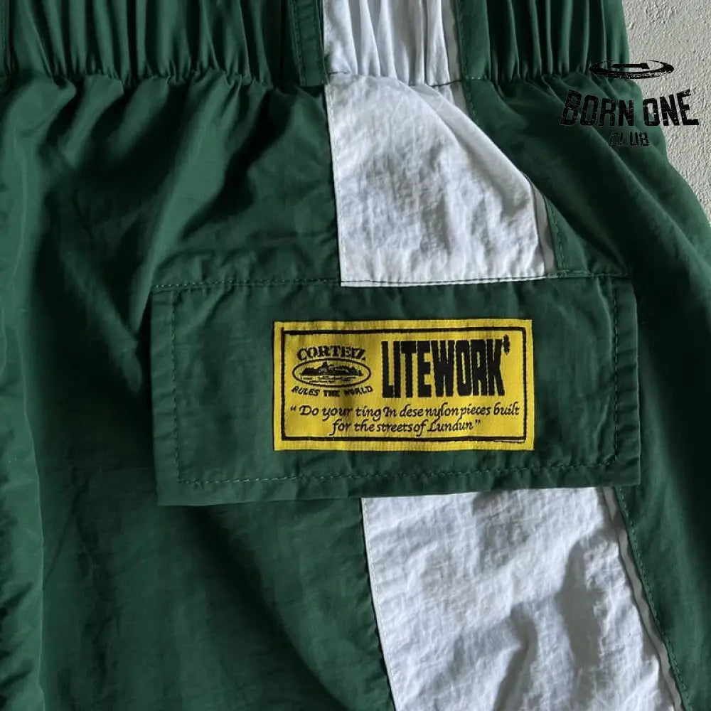 Shorts Corteiz Verde Branco