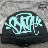 Jaqueta Puffer Synaworld Preto/Azul