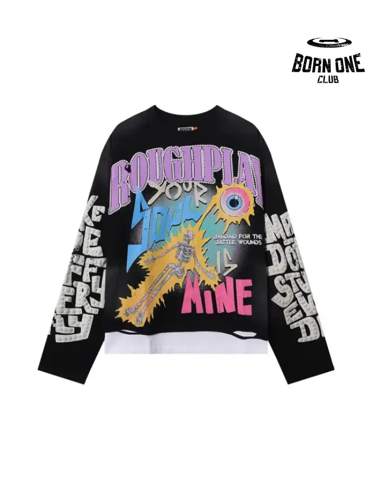 Rough Play Camiseta Manga Longa