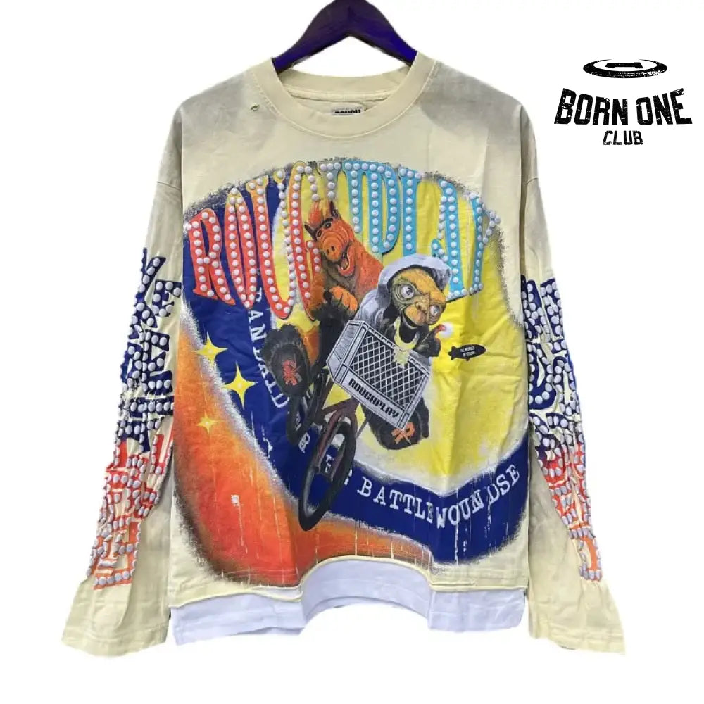 Rough Play Camiseta Manga Longa