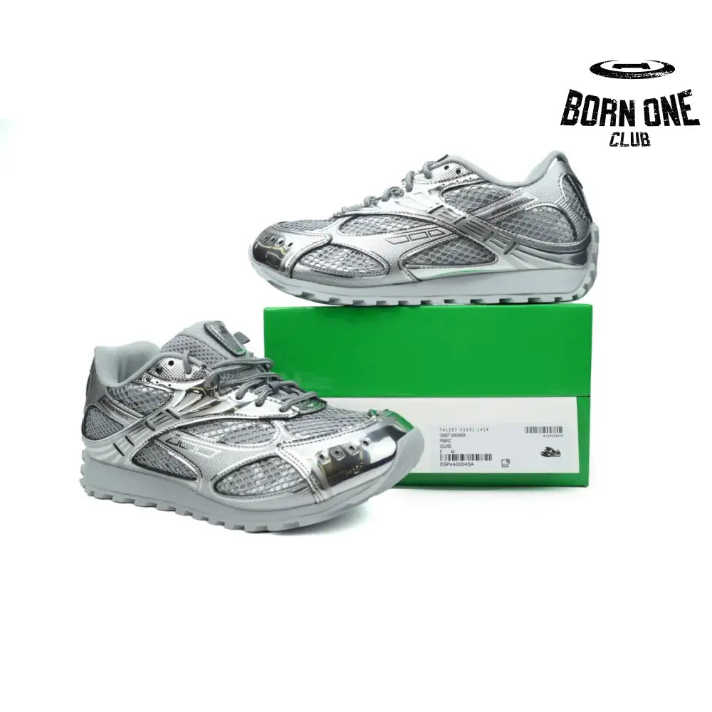 Bottega Veneta Orbit Silvery