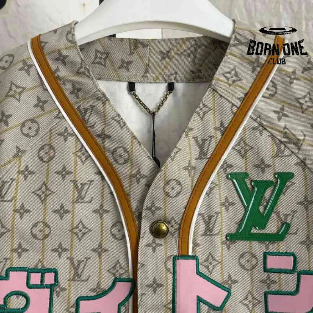 Camisa Louis Vuitton Baseball Wear Beige