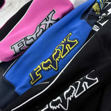 Jaqueta Supreme x Fox Racing Zíper Hooded Pink