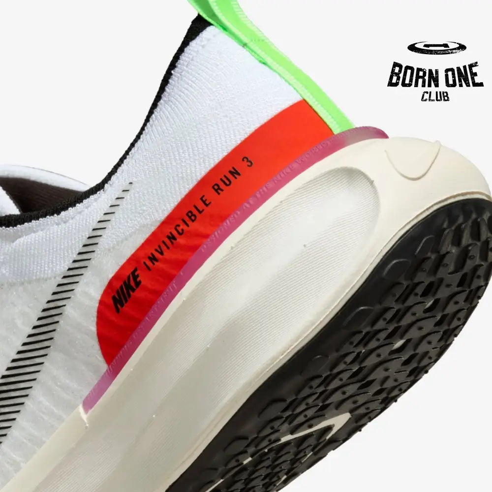 Nike Invincible Run 3 - Branco/Lime Blast/Blue Lightning/Preto