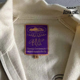 Jaqueta Corteiz Knit Zíper Fleece Cream