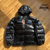 Jaqueta Supreme x Fox Racing Shiny Down Puffer Black