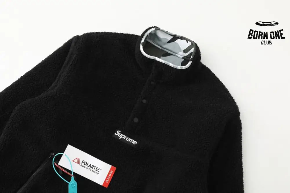 Jaqueta Supreme Polartec Shearling Pullover Dupla Face