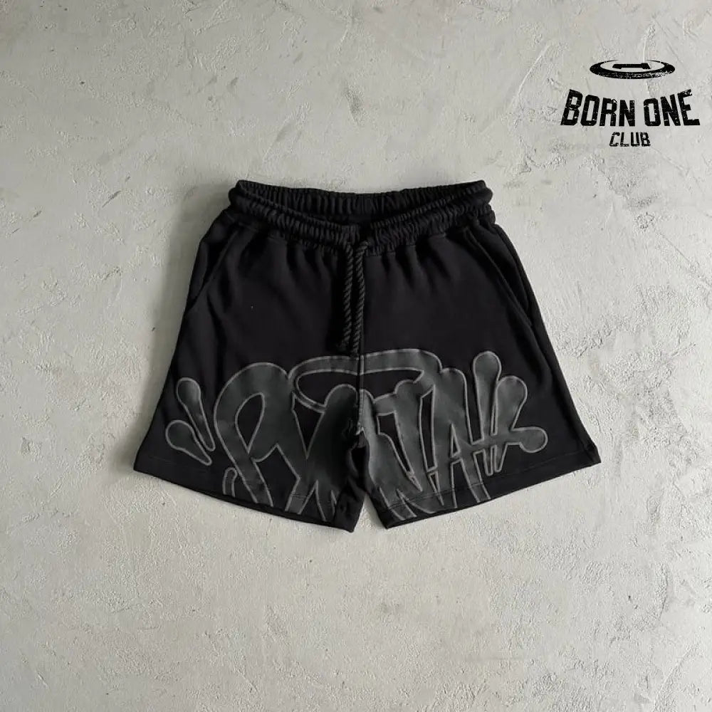 Conjunto Shorts Synaworld Preto/Cinza