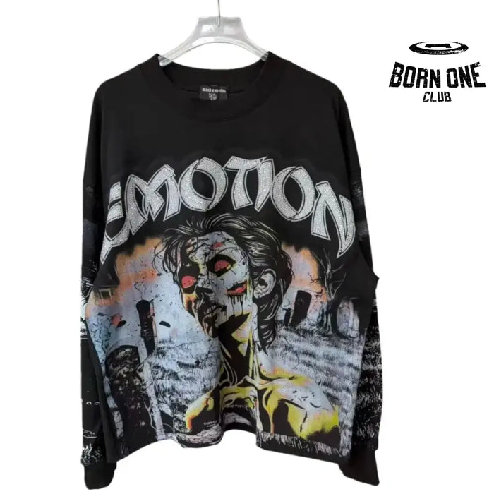 Camiseta Manga Longa Mixed Emotion