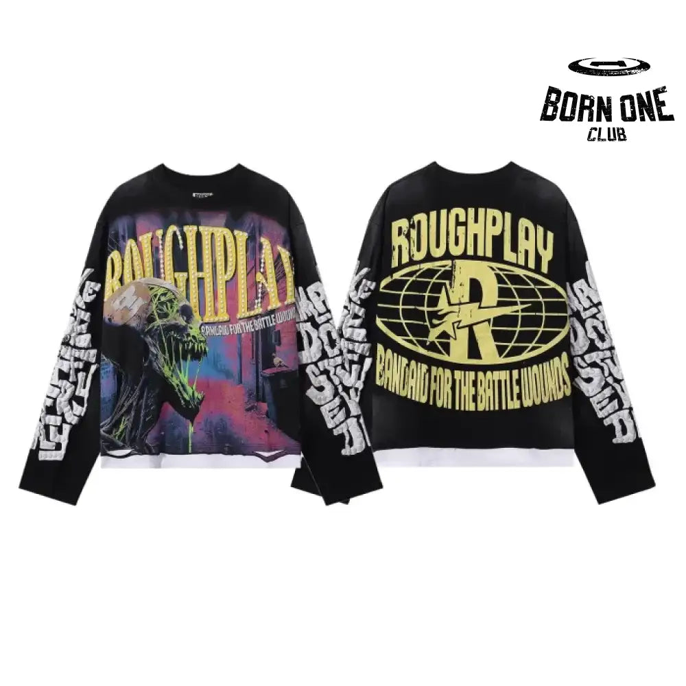Rough Play Camiseta Manga Longa