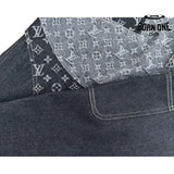 Calça Louis Vuitton Monogram Flower Denim