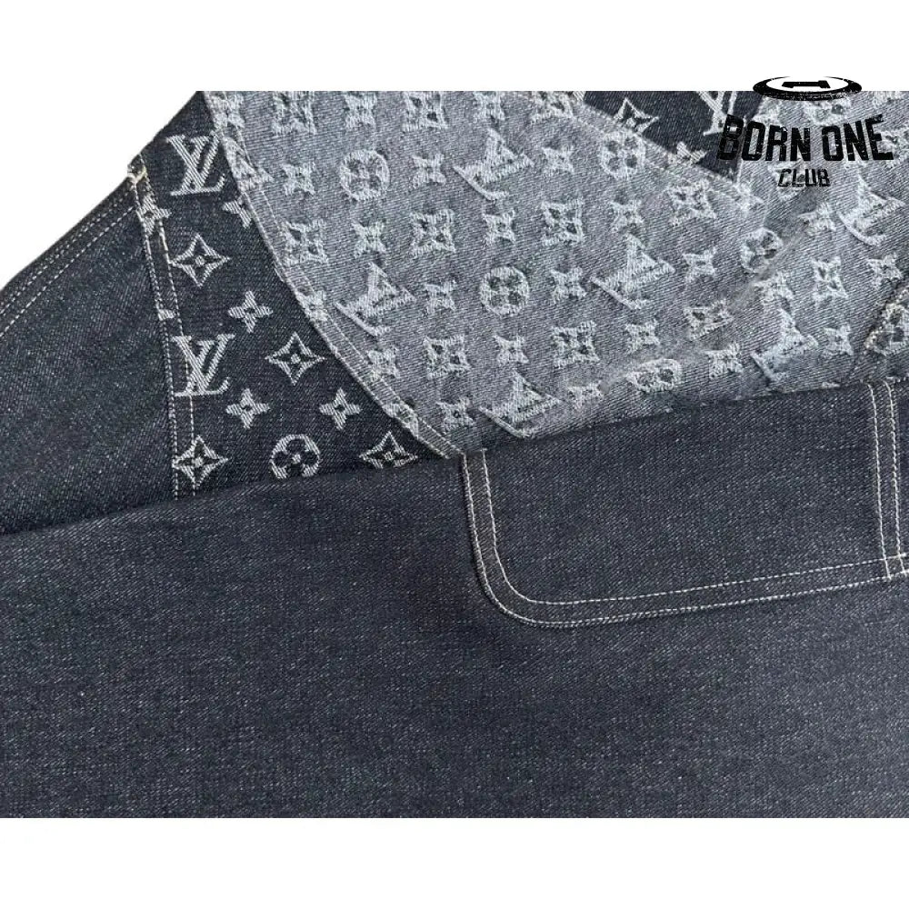 Calça Louis Vuitton Monogram Flower Denim