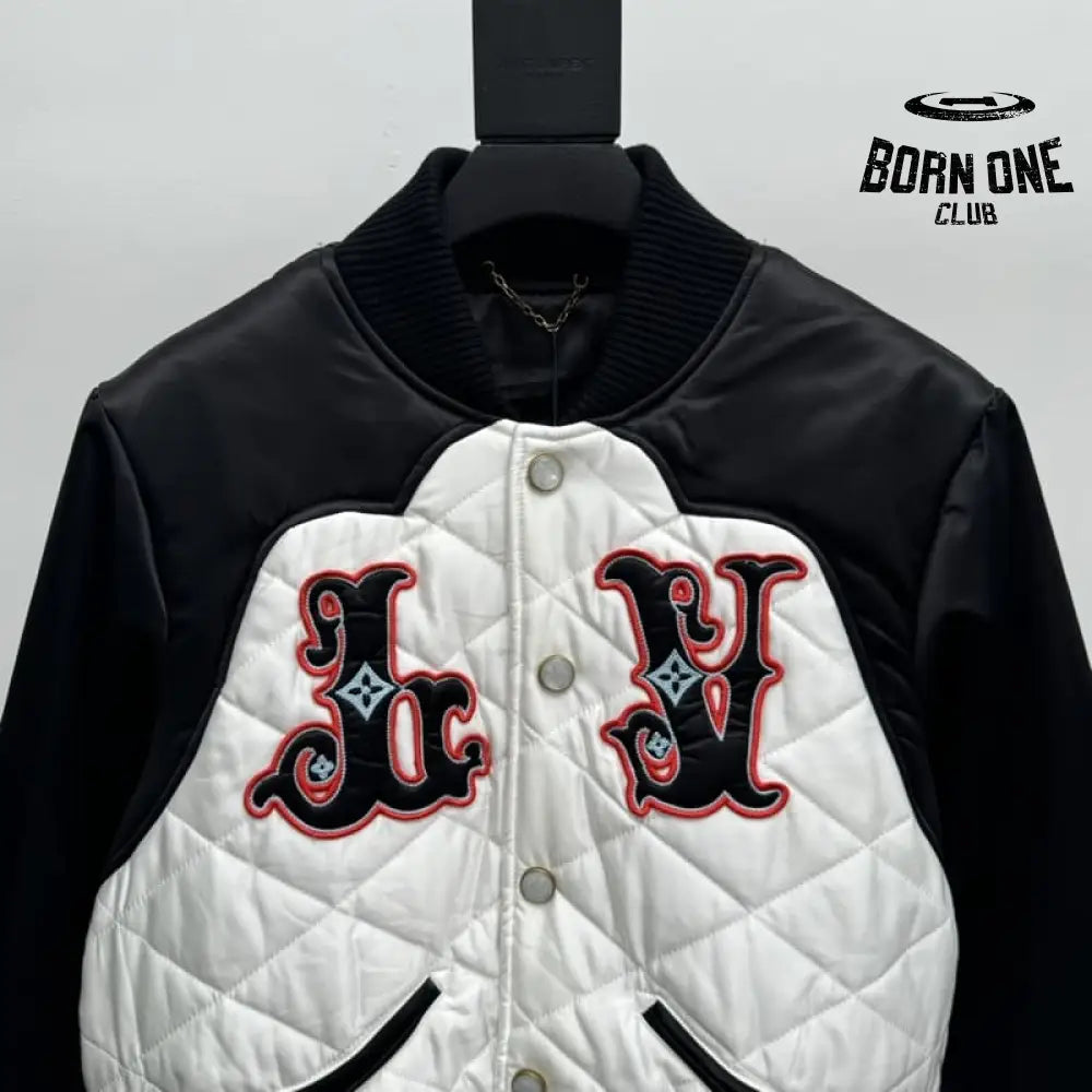 Jaqueta Bomber Louis Vuitton Bicolor Satin