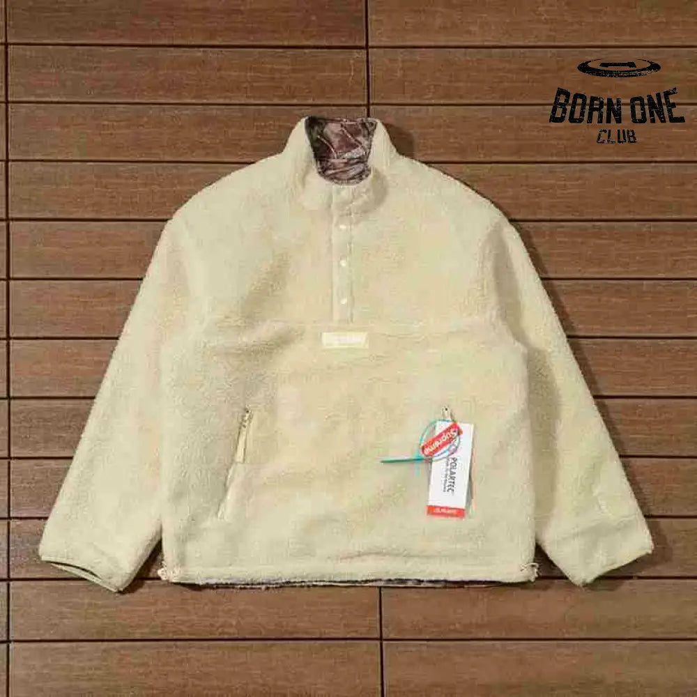 Jaqueta Supreme Polartec Shearling Pullover Dupla Face