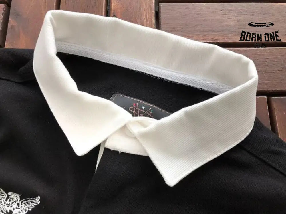 Camisa Corteiz Paneled Rugby Polo Preta