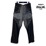Calça Louis Vuitton Monogram Flower Denim