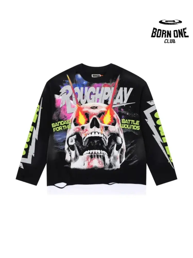 Rough Play Camiseta Manga Longa