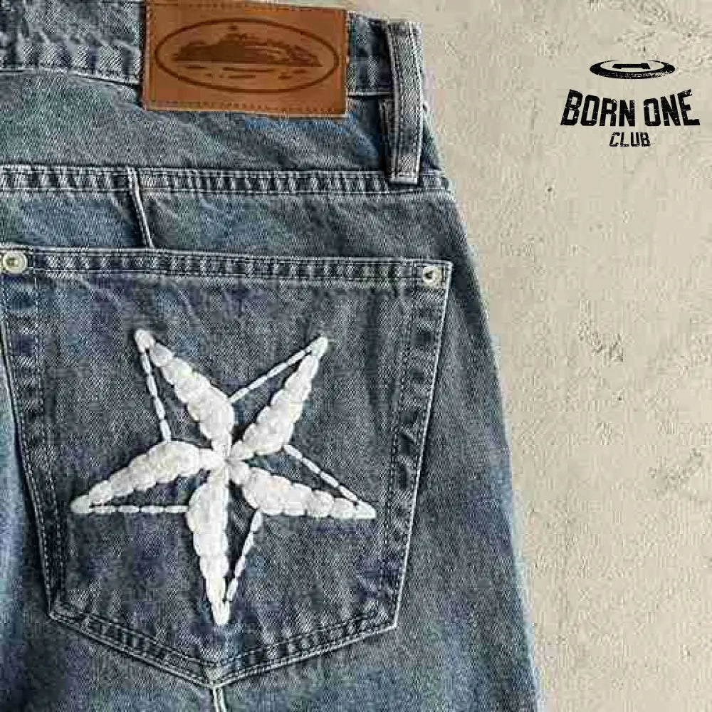 Conjunto Corteiz C-Star Denim Jeans