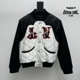 Jaqueta Bomber Louis Vuitton Bicolor Satin