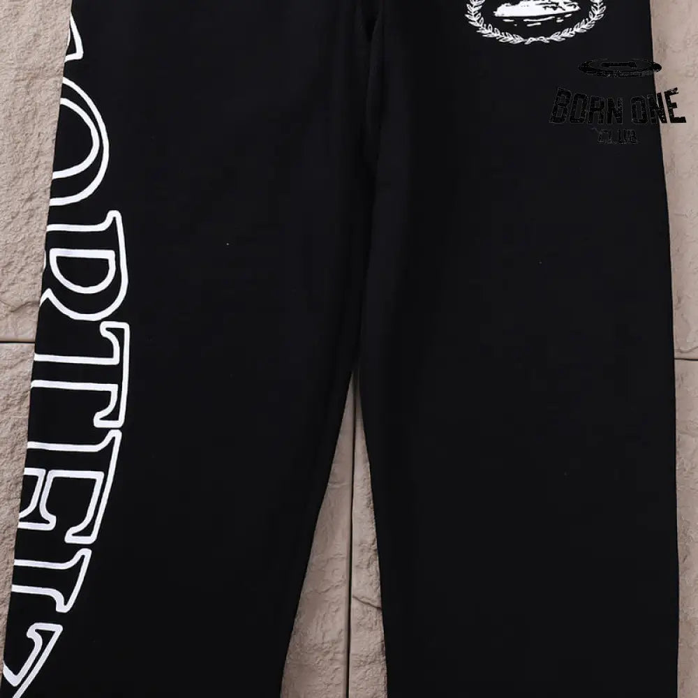 Conjunto Corteiz Superior Royale Preto/Branco