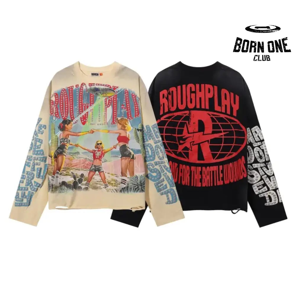 Rough Play Camiseta Manga Longa
