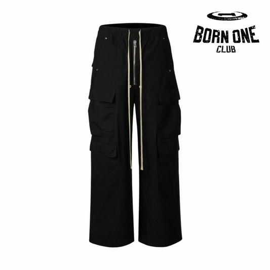 Rick Owens DRKSHDW Cargo Calça Black (Alta Qualidade)