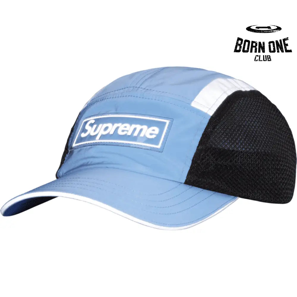 Boné Supreme Side Mesh Camp Cap Light Blue (Reflective)