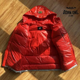Jaqueta Supreme x Fox Racing Shiny Down Puffer White