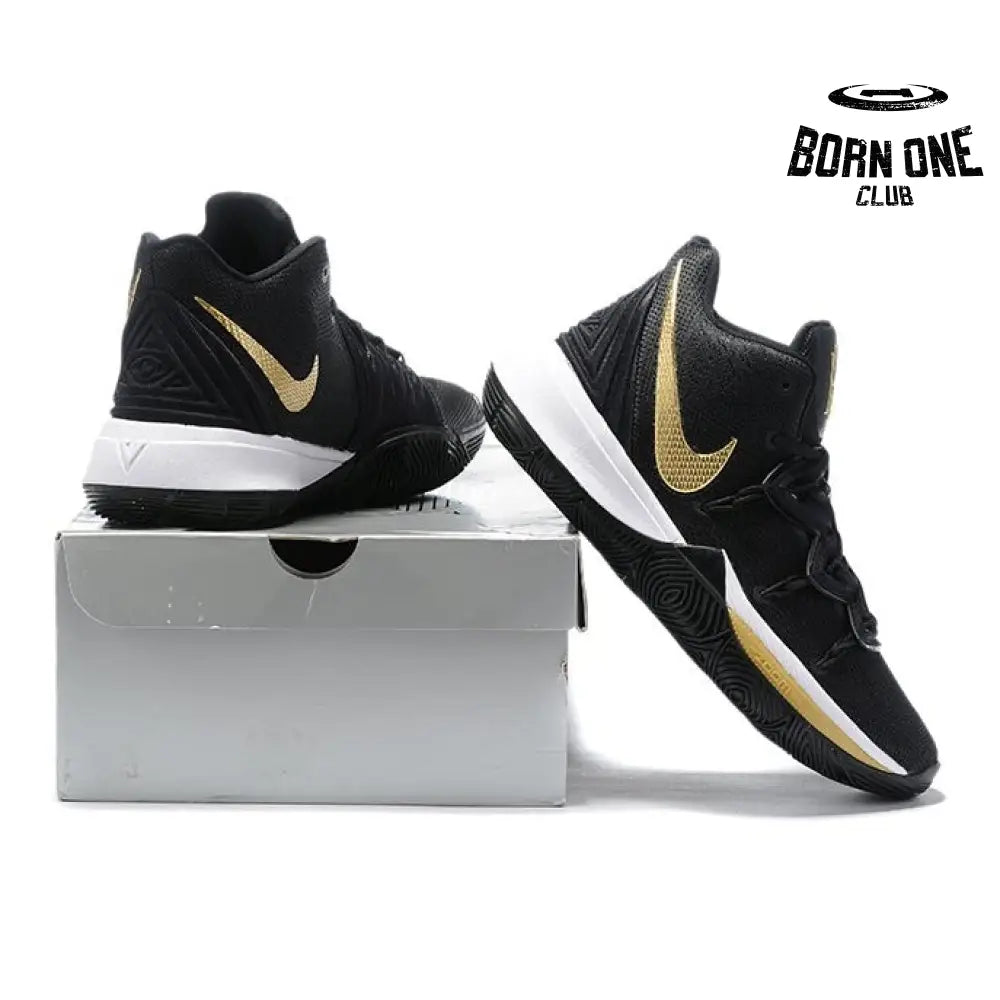 NIKE KYRIE 5 x BLACK METALLIC GOLD