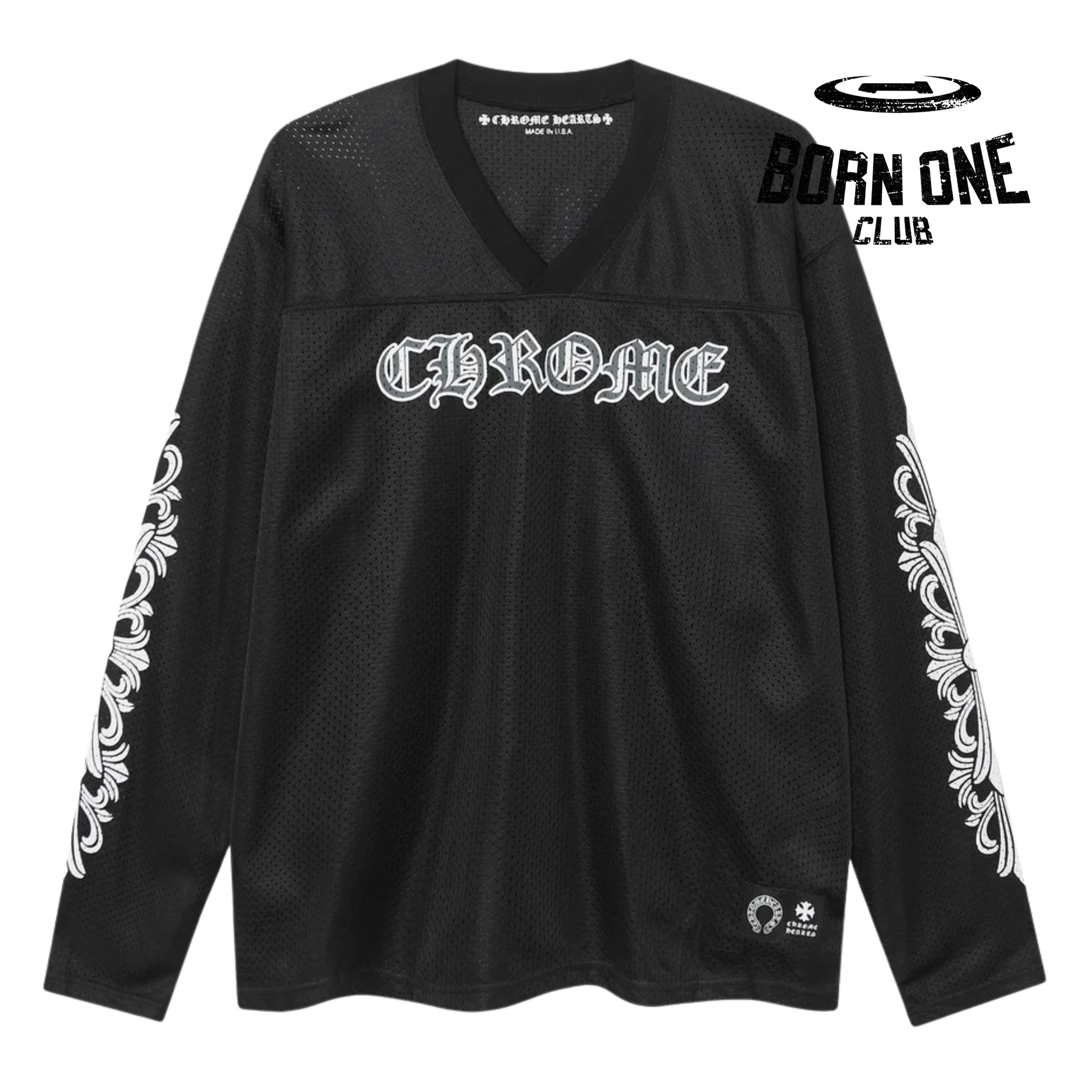 Chrome Hearts Camiseta Jersey Manga Longa