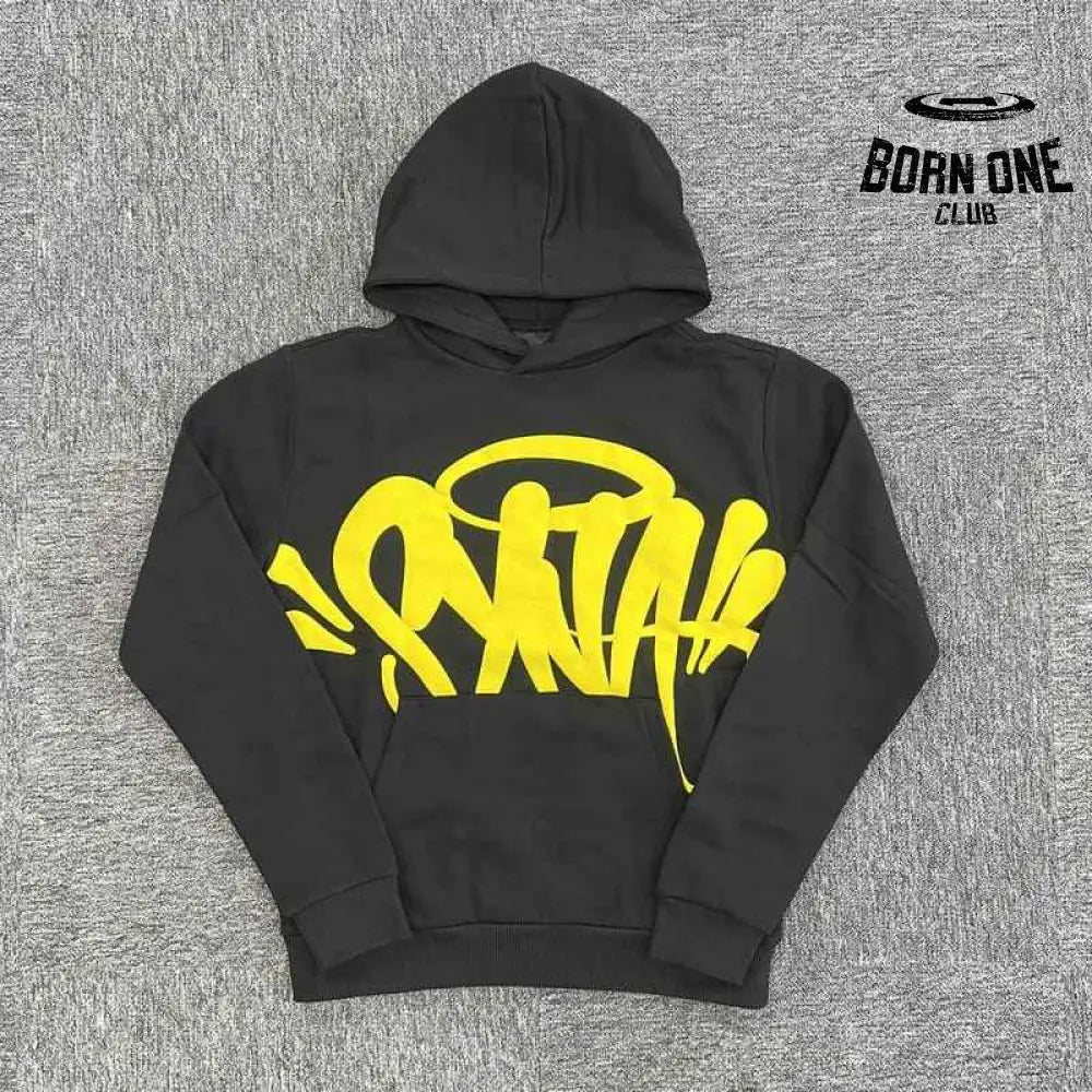 Conjunto Synaworld Logo Black Yellow