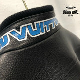 Jaqueta Couro Louis Vuitton Leather Mix Biker