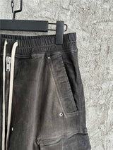 Rick Owens DRKSHDW Cargo Calça Jeans (Alta Qualidade)