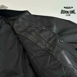 Jaqueta Balenciaga Basketball Bomber Leather Black