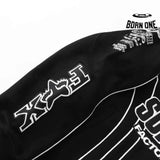 Jaqueta Supreme x Fox Racing Zíper Hooded Black