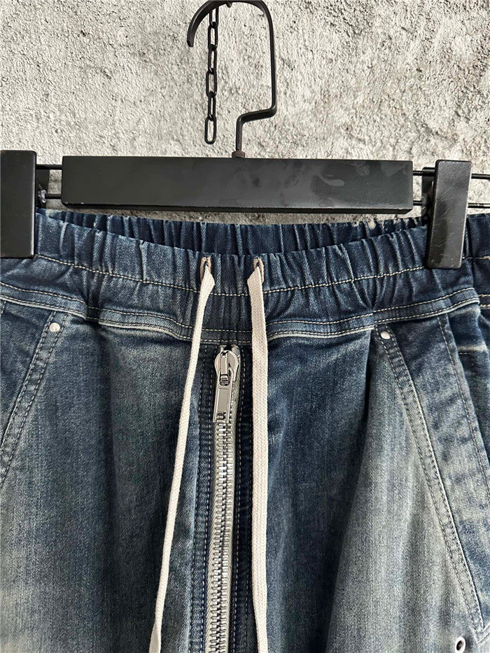 Rick Owens DRKSHDW Cargo Calça Jeans (Alta Qualidade)