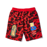 Bape Shorts Vermelho