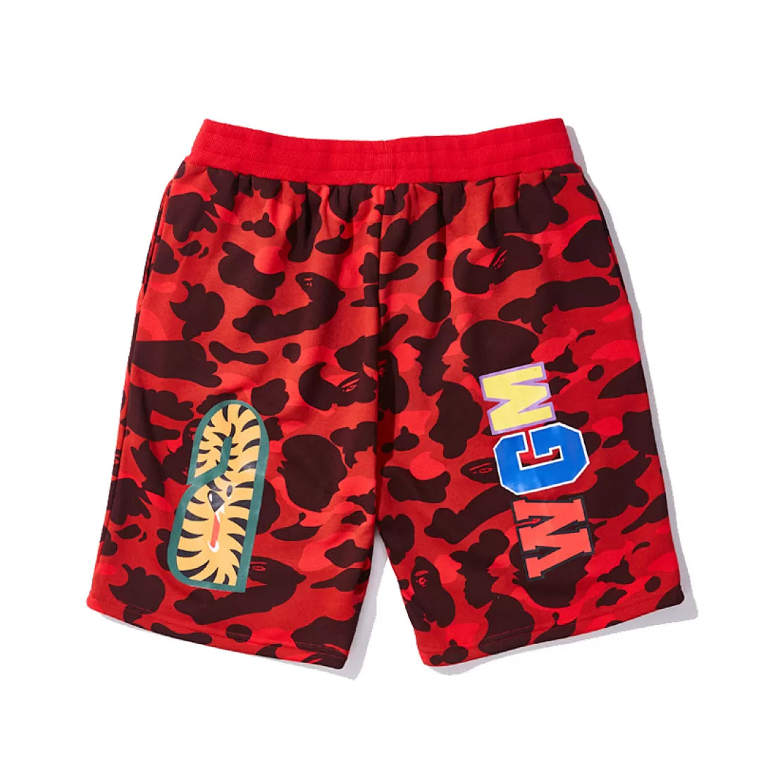 Bape Shorts Vermelho