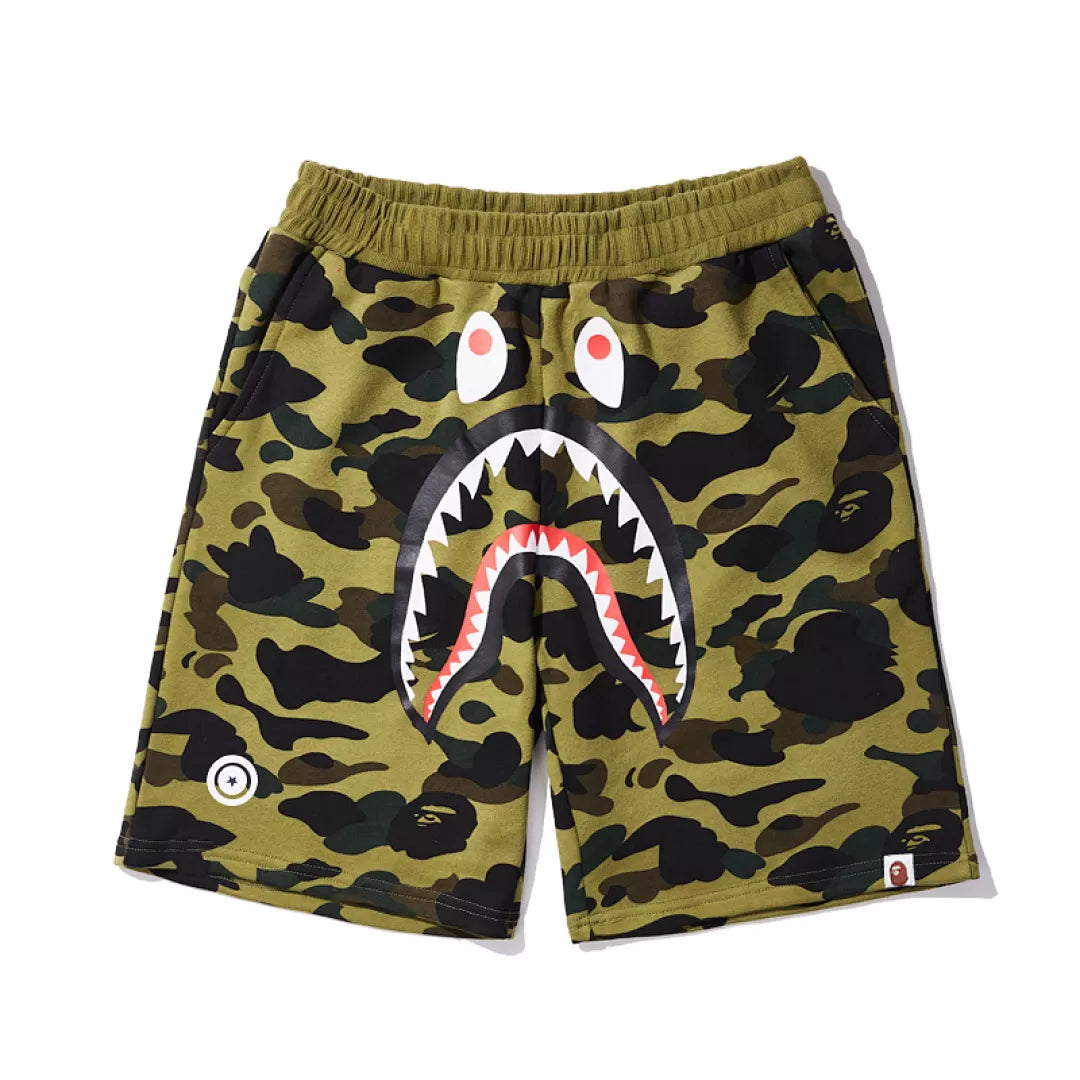 Bape Shorts Verde Oliva