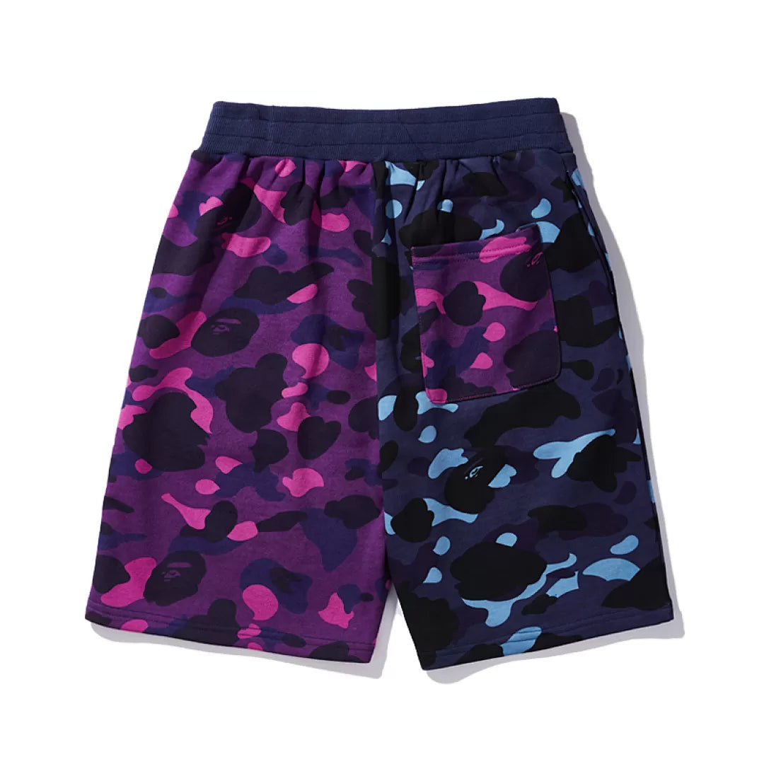 Bape Shorts Purple and Blue