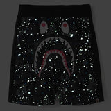 Bape Shorts Black Glow in the Dark
