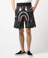 Bape Shorts Black Glow in the Dark